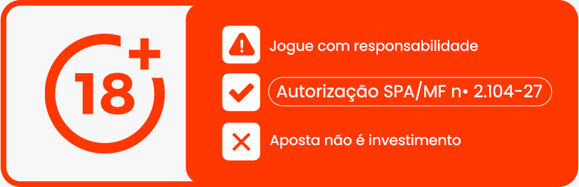 18+ Jogue com responsabilidade